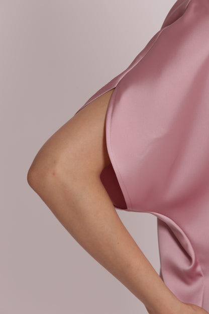 BLUSA MEZZE MANICHE A TULIPANO