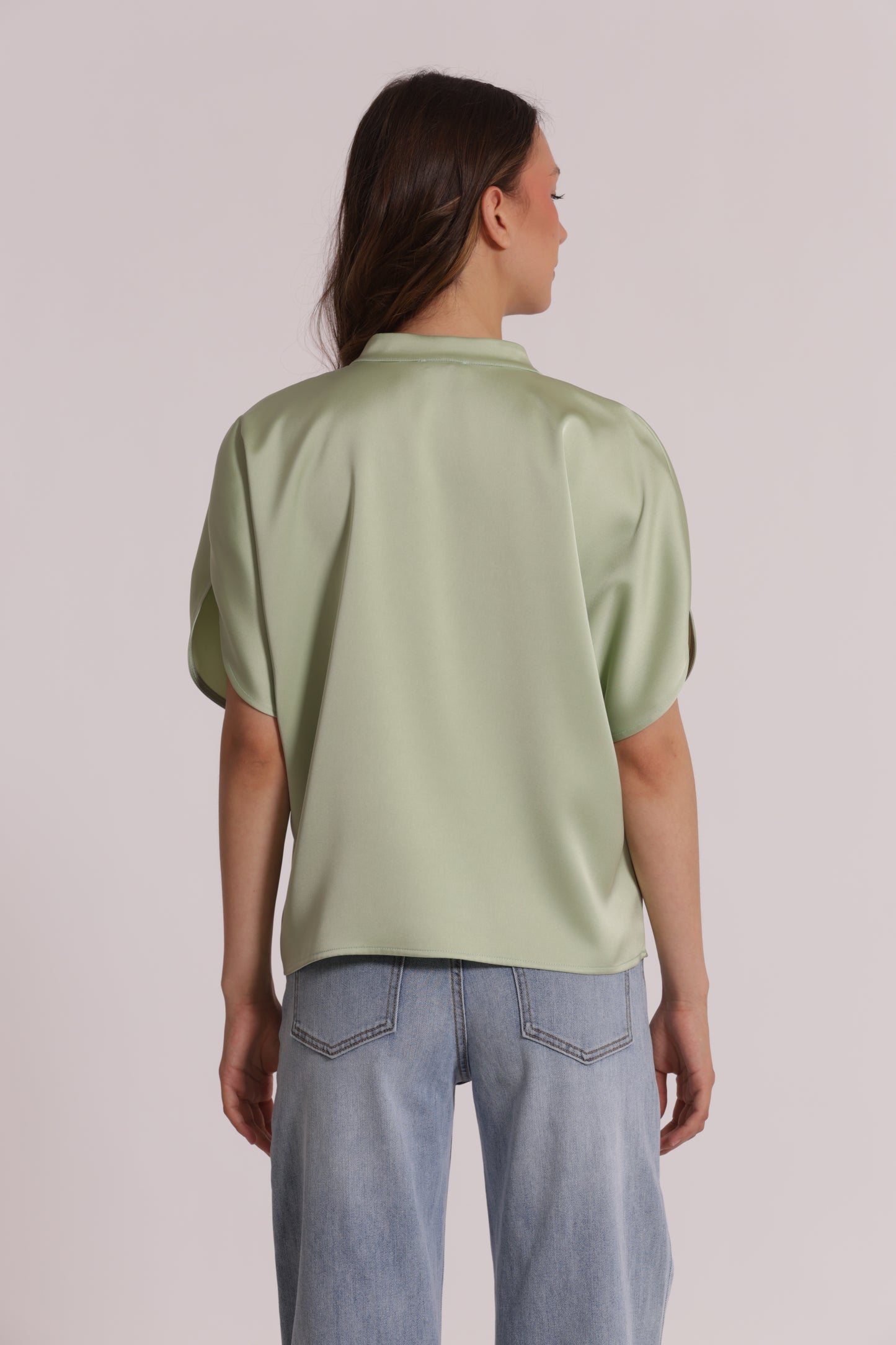 BLUSA MEZZE MANICHE A TULIPANO