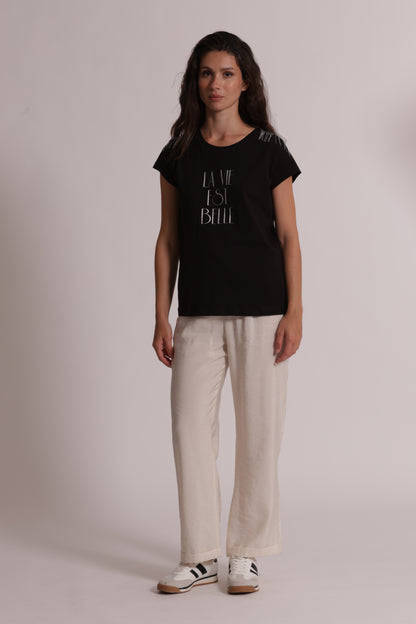 PANTALONE JOGGER IN MODAL CUPRO