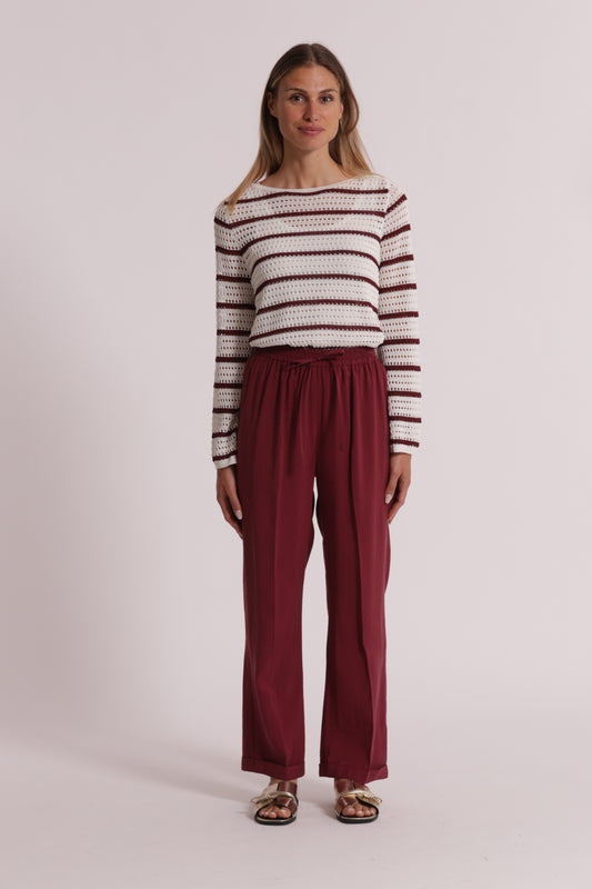 PANTALONE JOGGER IN MODAL CUPRO