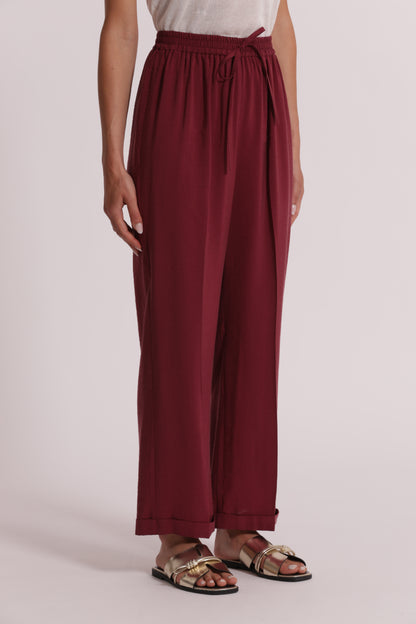 PANTALONE JOGGER IN MODAL CUPRO