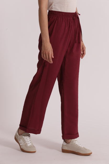 PANTALONE JOGGER IN MODAL CUPRO
