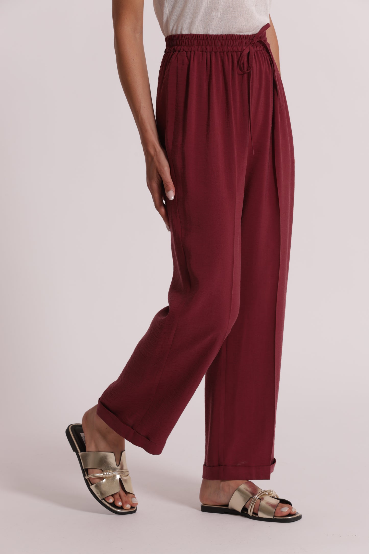 PANTALONE JOGGER IN MODAL CUPRO