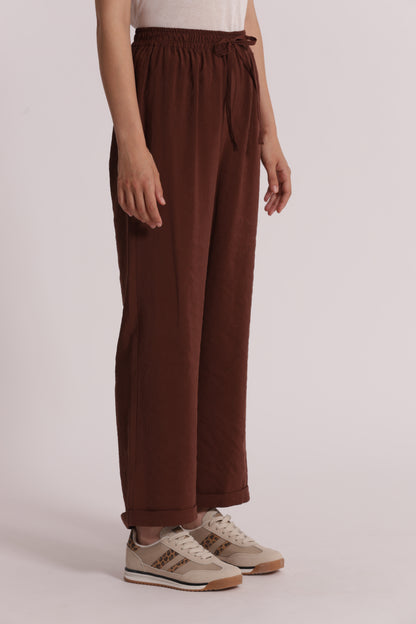 PANTALONE JOGGER IN MODAL CUPRO