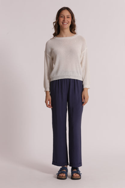 PANTALONE JOGGER IN MODAL CUPRO