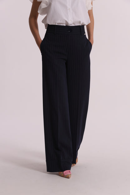 PANTALONE PALAZZO GESSATO