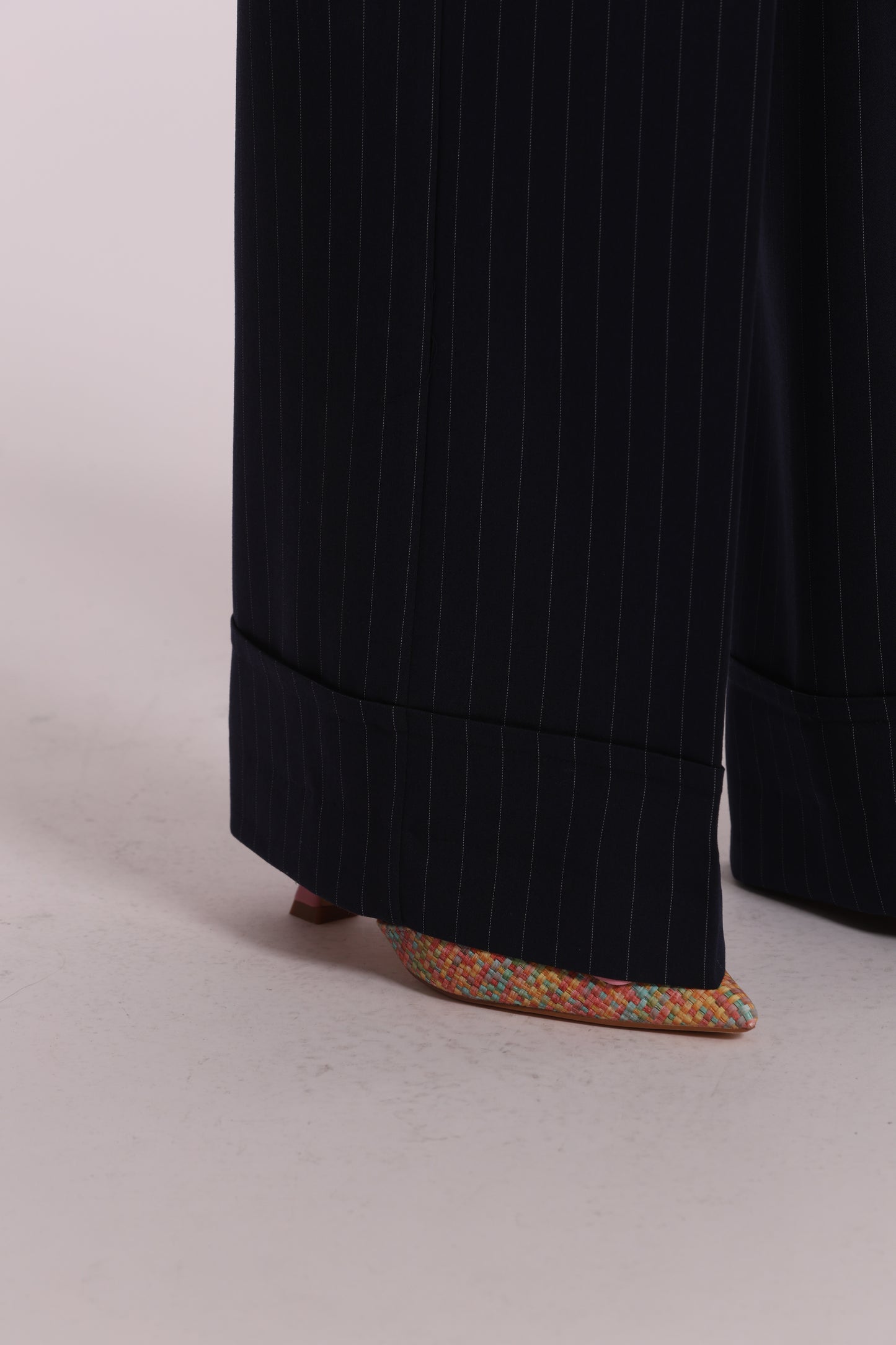 PANTALONE PALAZZO GESSATO