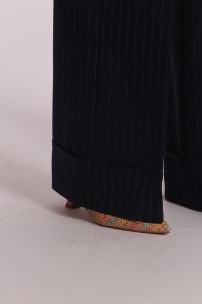 PANTALONE PALAZZO GESSATO