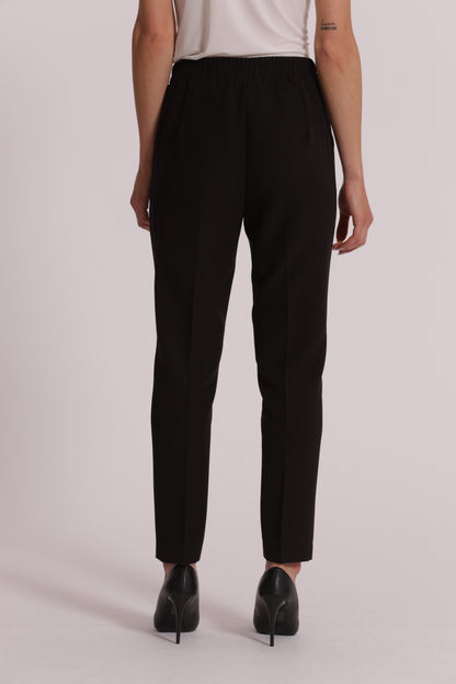 PANTALONI SIGARETTA CON ELASTICO DIETRO