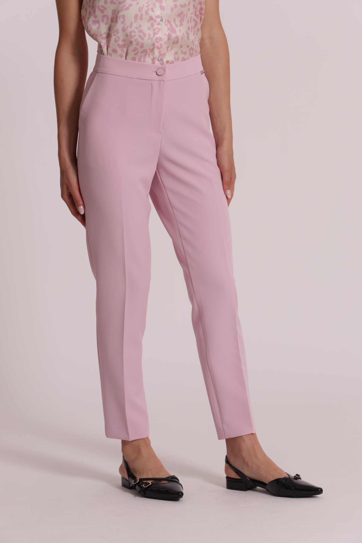 PANTALONI SIGARETTA CON ELASTICO DIETRO