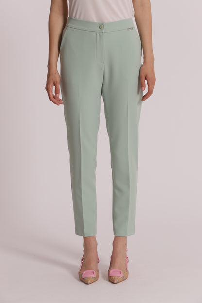 PANTALONI SIGARETTA CON ELASTICO DIETRO