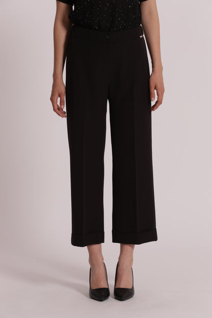 PANTALONI CON RISVOLTO