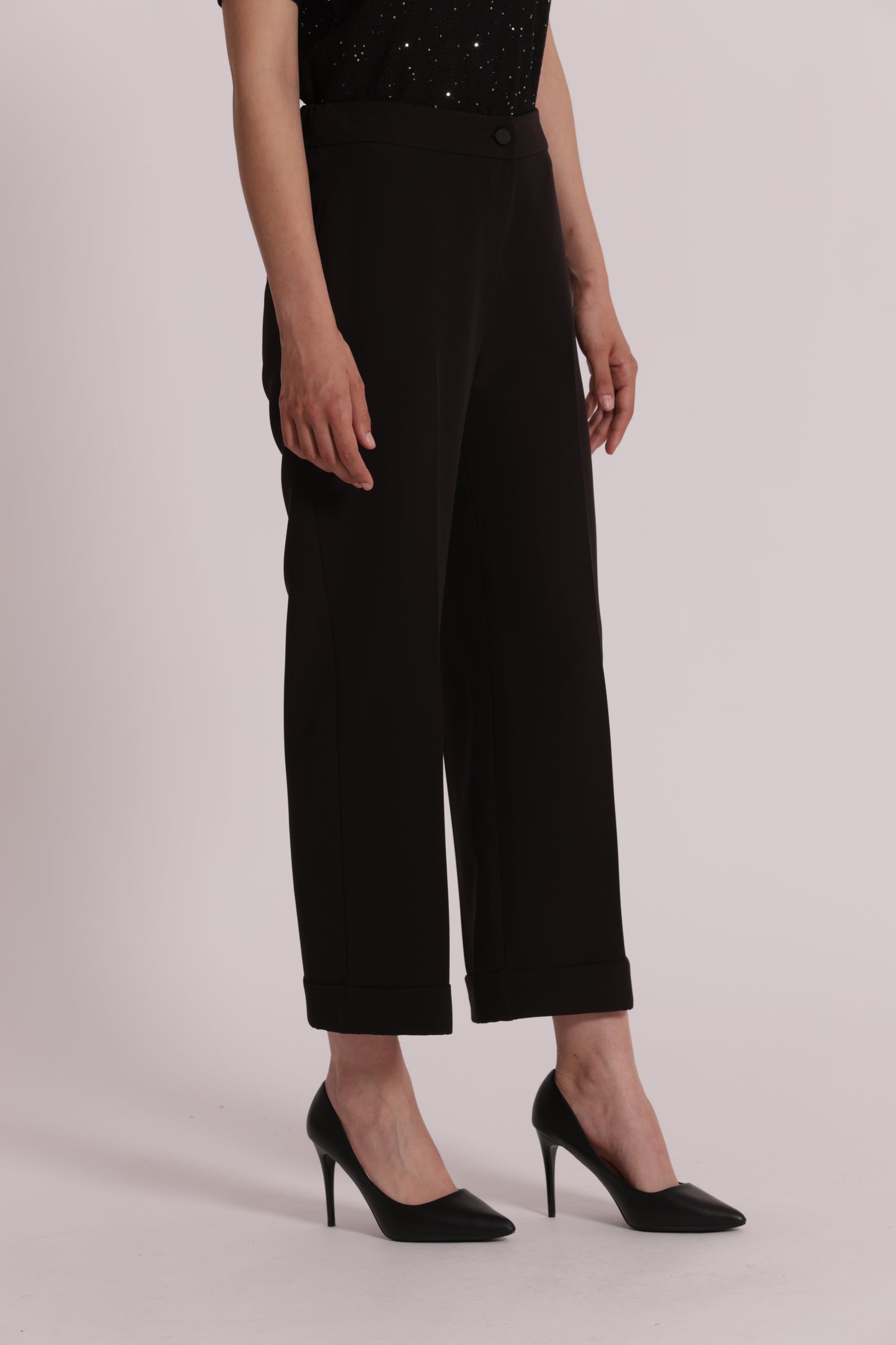PANTALONI CON RISVOLTO