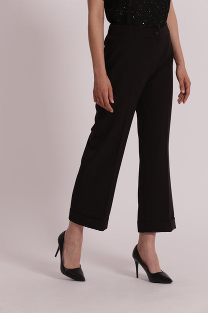 PANTALONI CON RISVOLTO