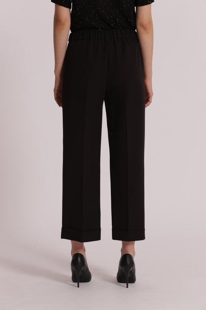 PANTALONI CON RISVOLTO