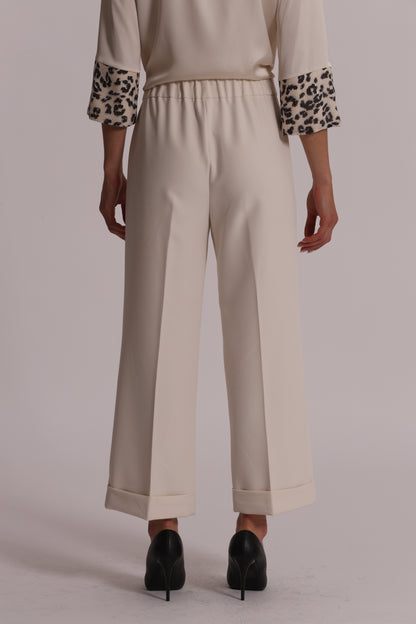 PANTALONI CON RISVOLTO