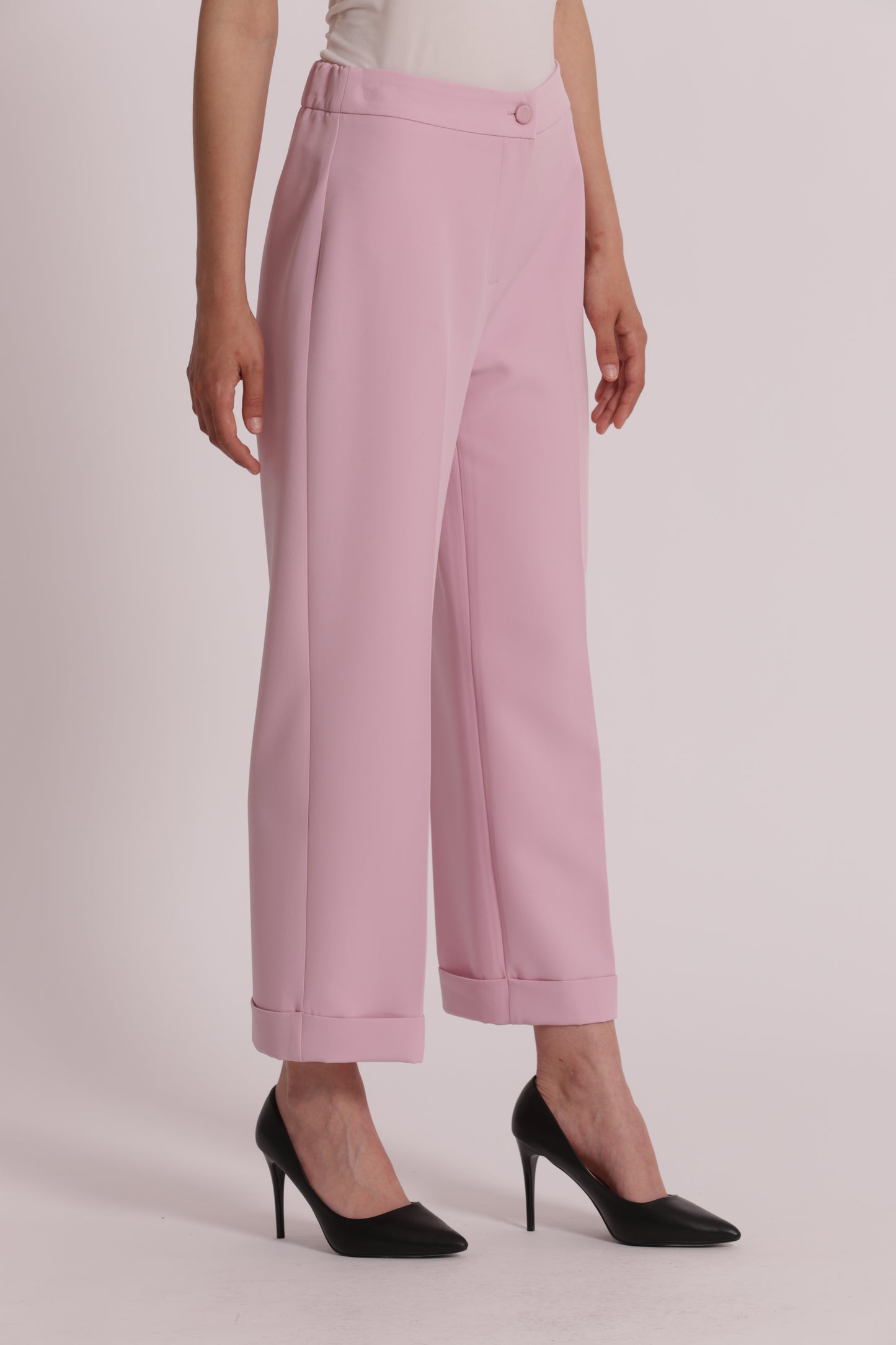 PANTALONI CON RISVOLTO