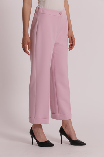PANTALONI CON RISVOLTO