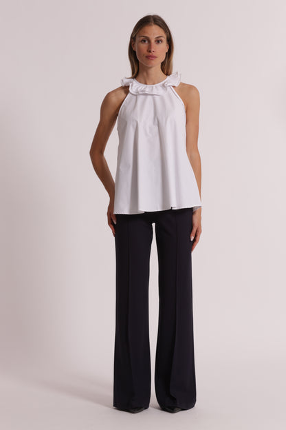 PANTALONE IN PUNTO MILANO CON BOTTONI