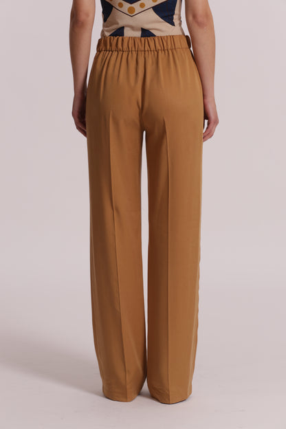 PANTALONE DRITTO IN LYOCELL CON ELASTICO
