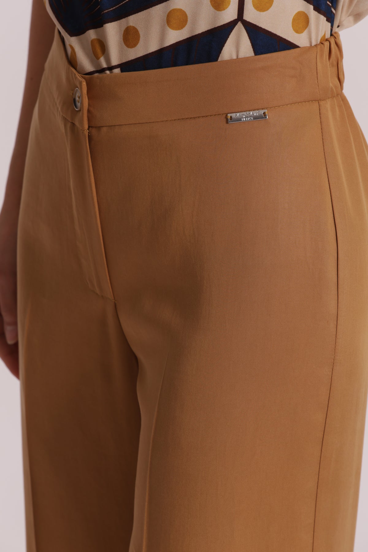 PANTALONE DRITTO IN LYOCELL CON ELASTICO