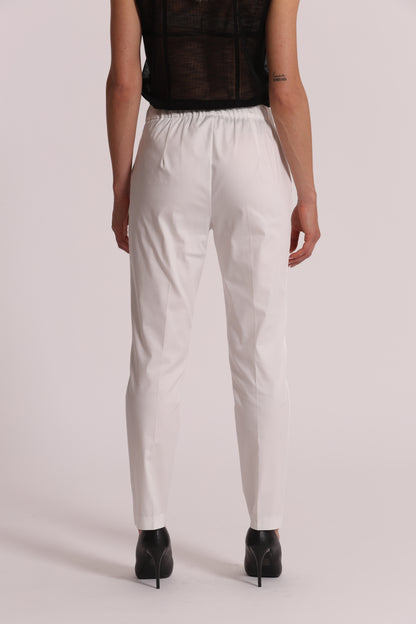 PANTALONE IN COTONE CON ELASTICO