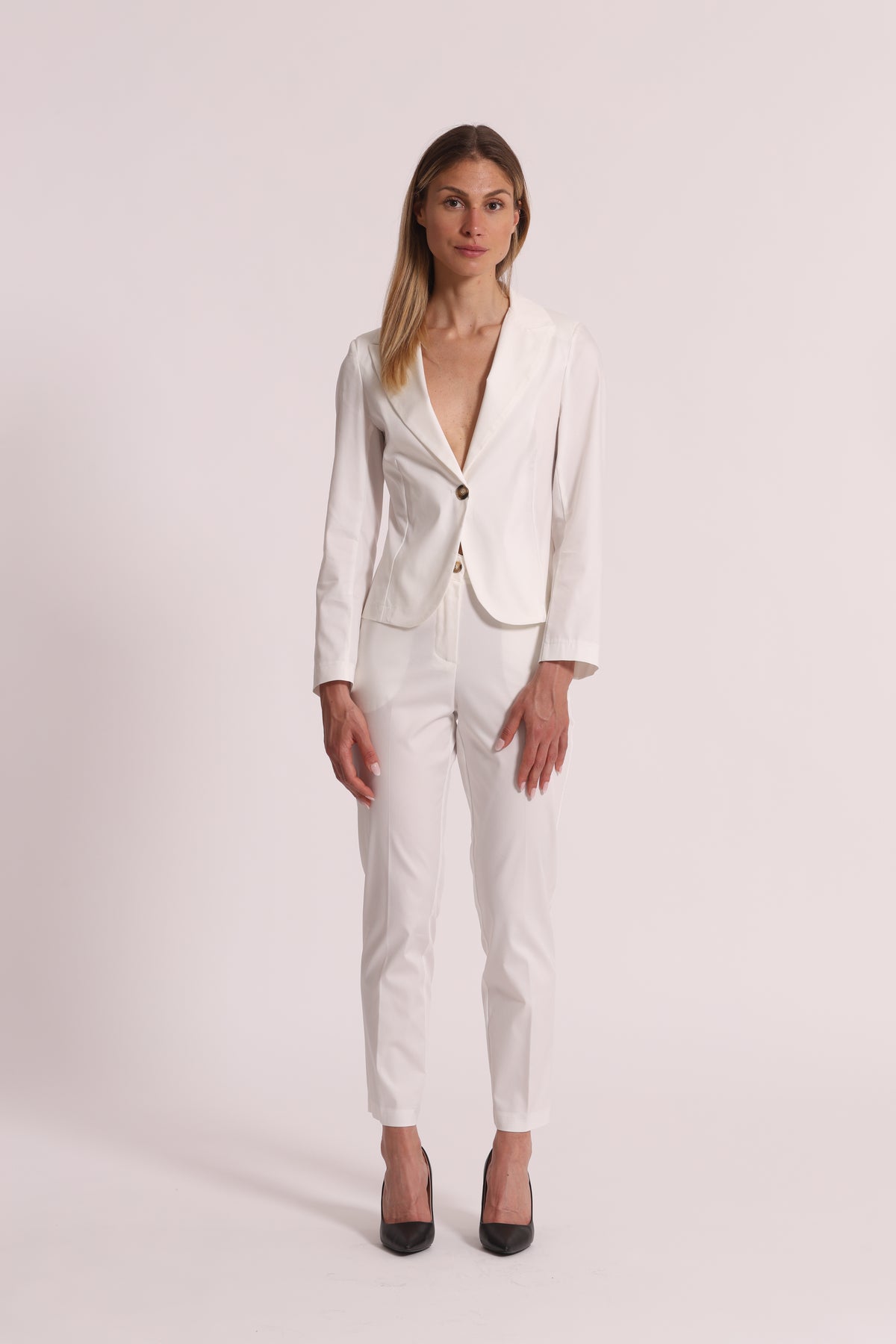 PANTALONE IN COTONE CON ELASTICO