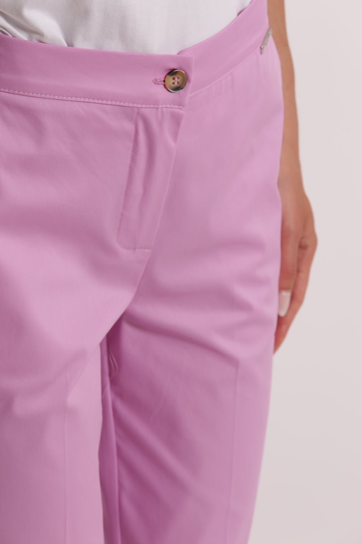PANTALONE IN COTONE CON ELASTICO
