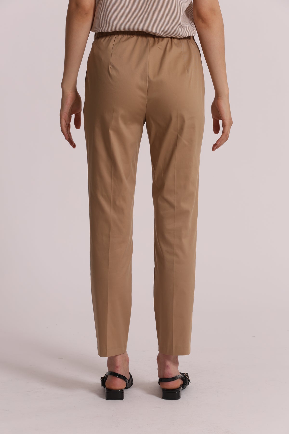 PANTALONE IN COTONE CON ELASTICO