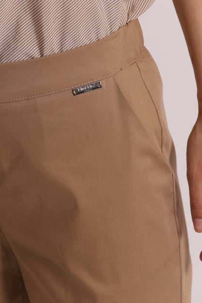 PANTALONE IN COTONE CON ELASTICO