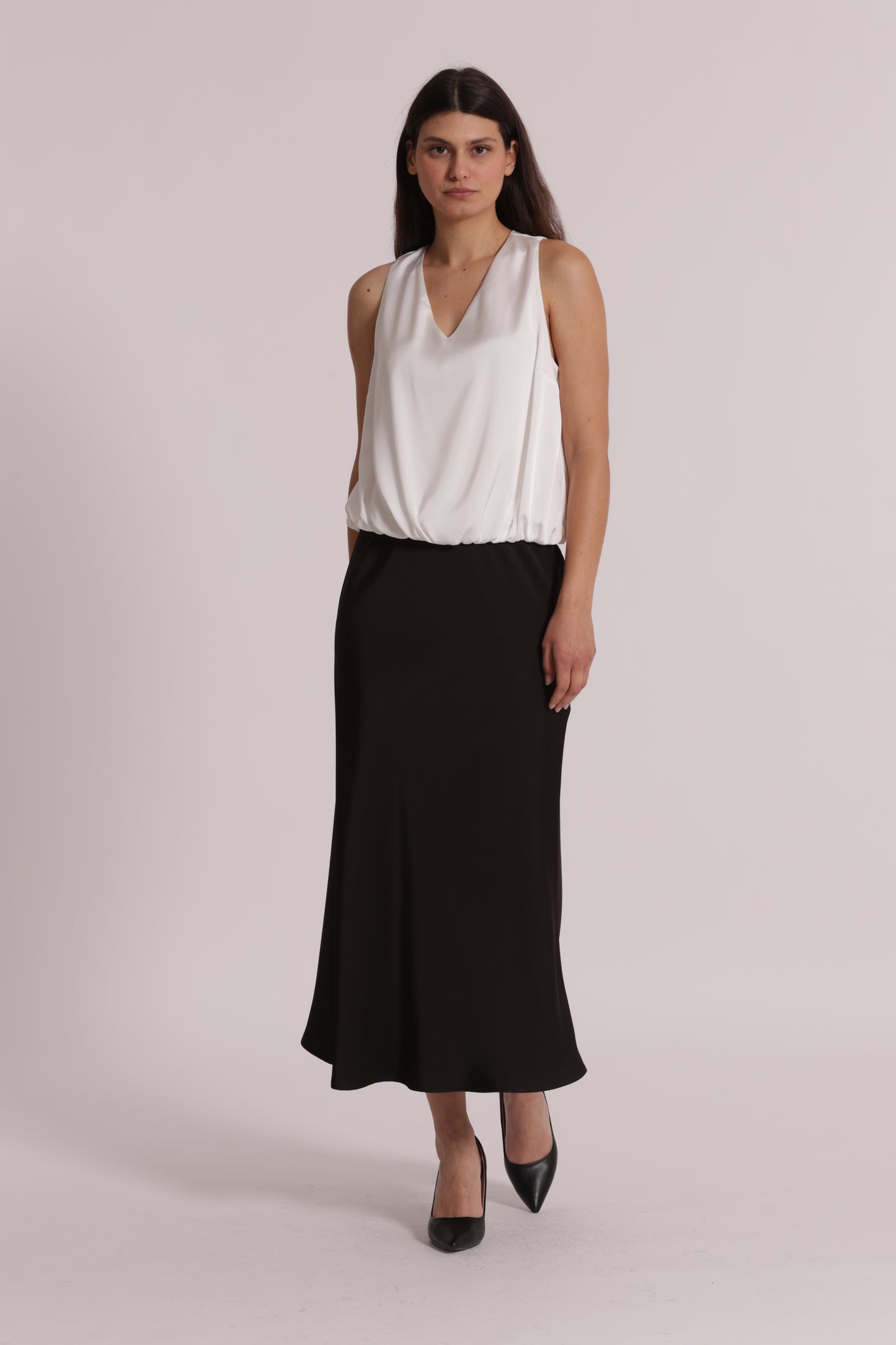 GONNA MIDI CON ELASTICO IN VITA