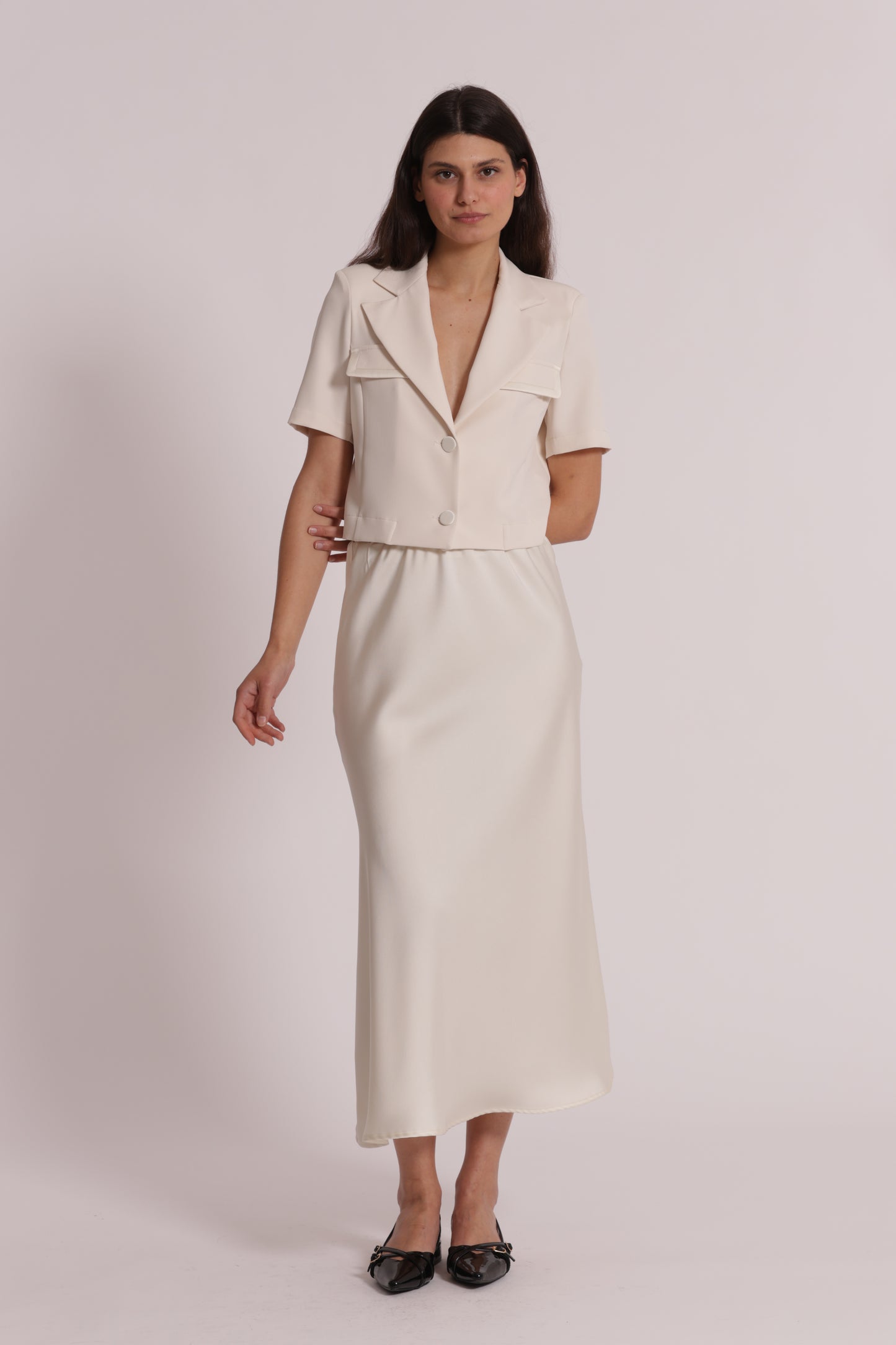 GONNA MIDI CON ELASTICO IN VITA