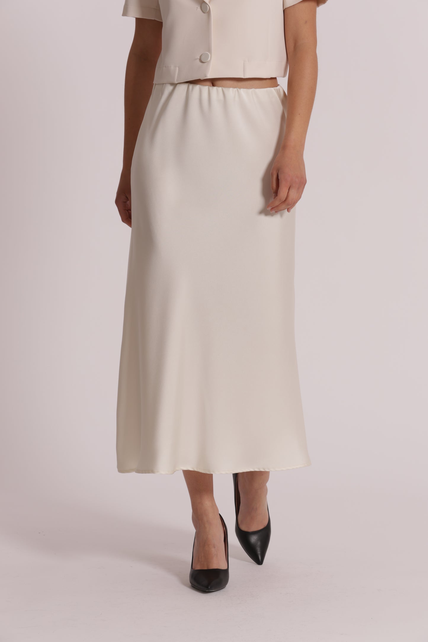 GONNA MIDI CON ELASTICO IN VITA