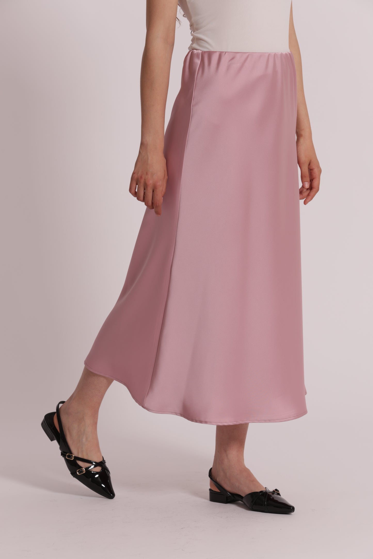 GONNA MIDI CON ELASTICO IN VITA