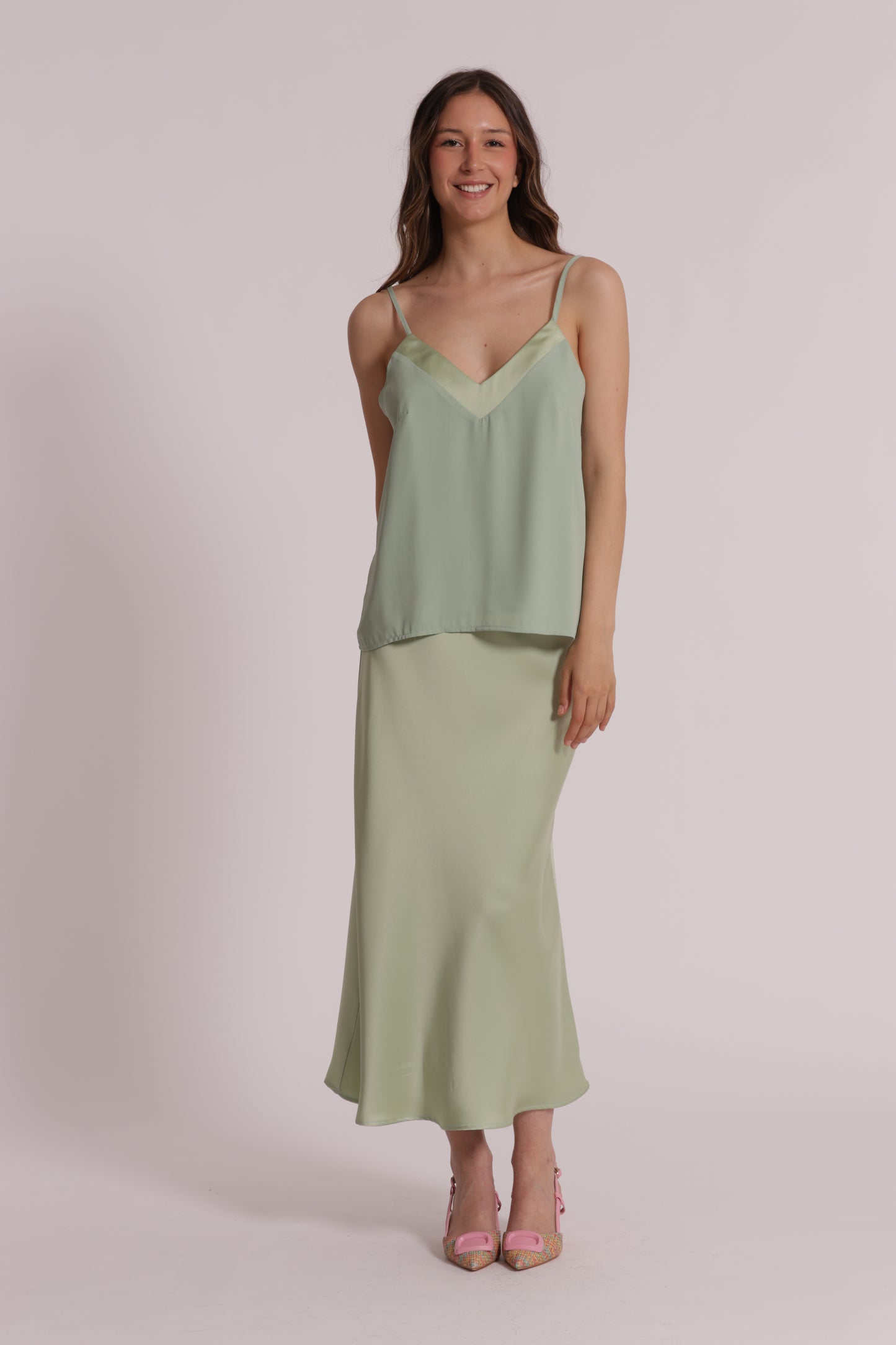 GONNA MIDI CON ELASTICO IN VITA