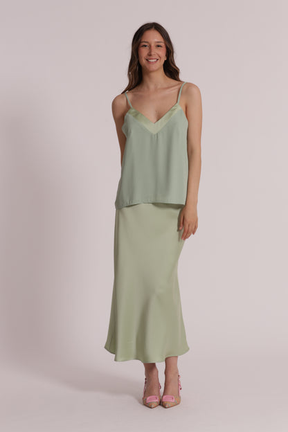 GONNA MIDI CON ELASTICO IN VITA