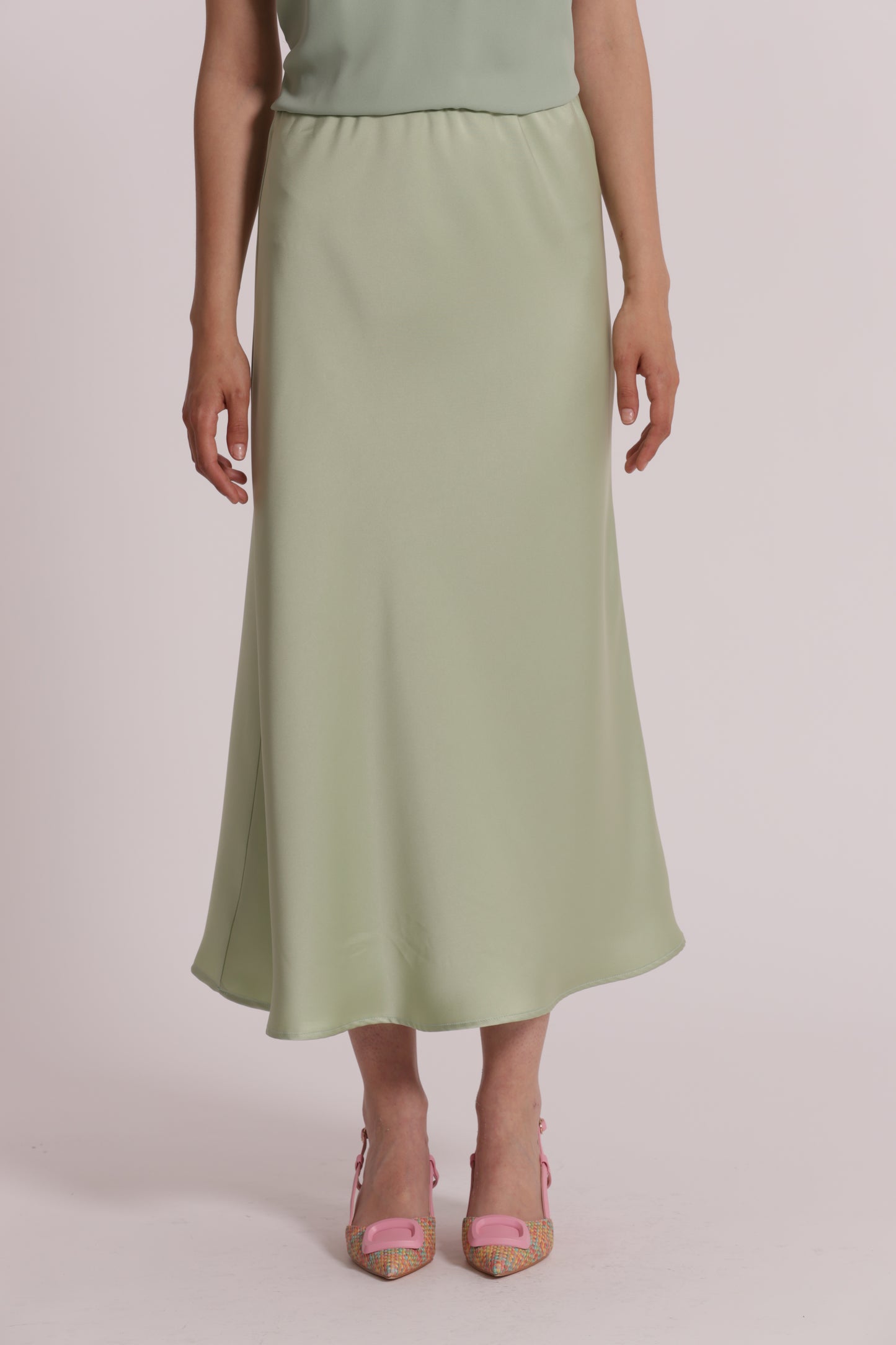 GONNA MIDI CON ELASTICO IN VITA