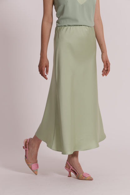 GONNA MIDI CON ELASTICO IN VITA