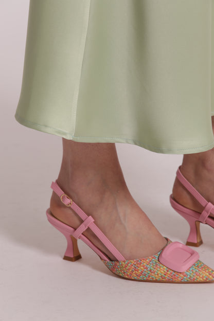 GONNA MIDI CON ELASTICO IN VITA