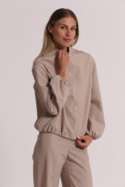 GIACCA CON ZIP IN MANOFREDDA