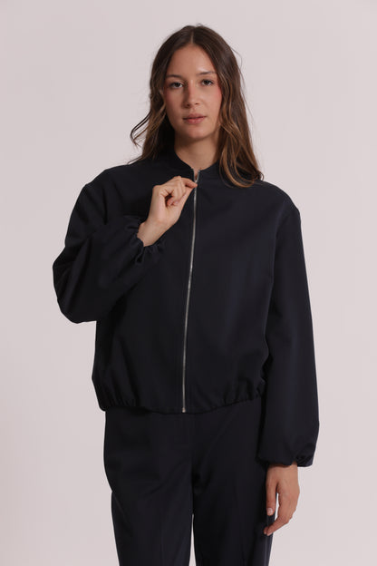 GIACCA CON ZIP IN MANOFREDDA