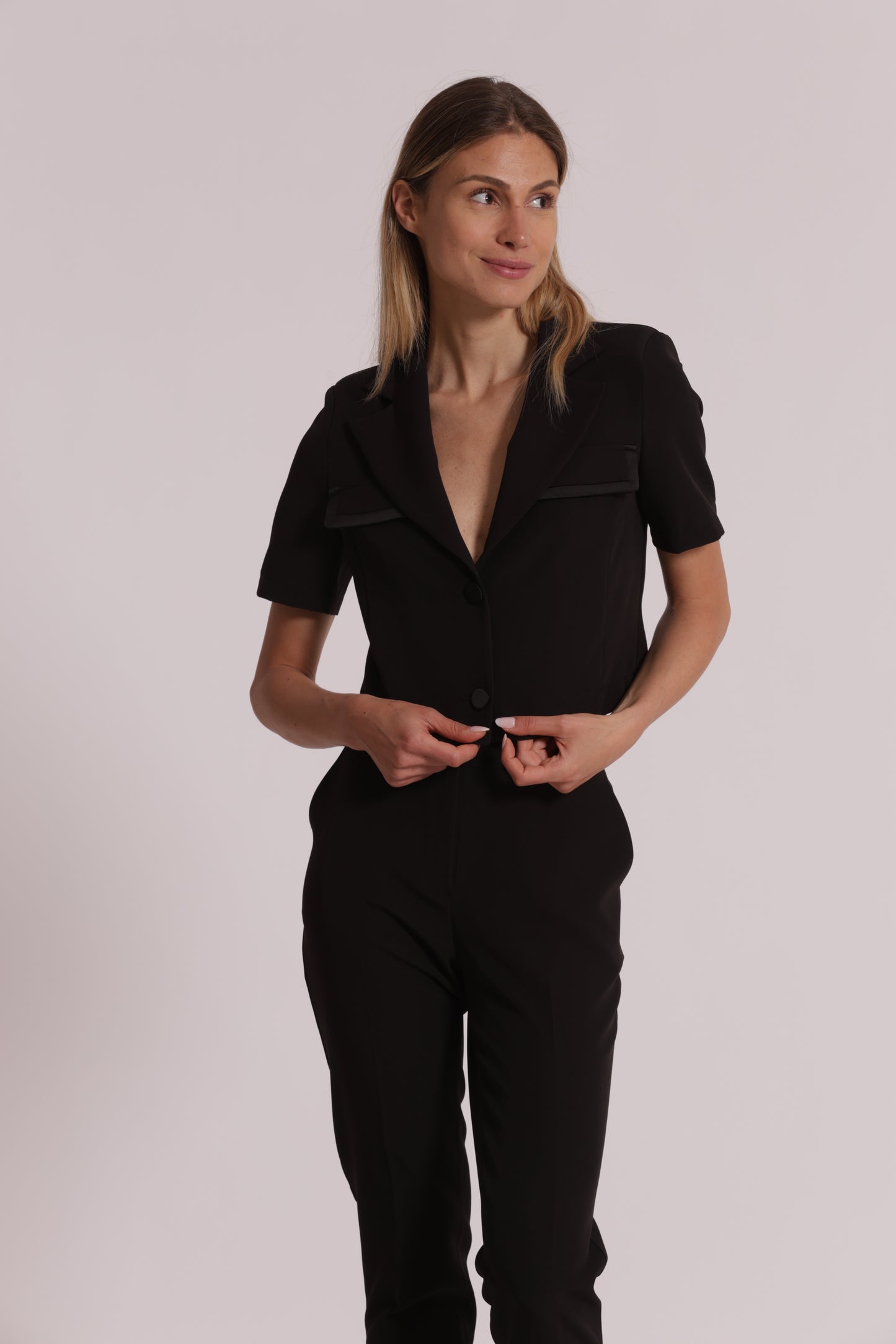 GIACCA MANICHE CORTE IN TESSUTO TECNICO