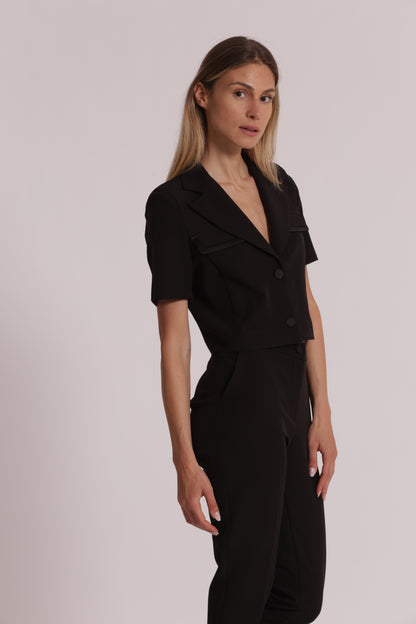 GIACCA MANICHE CORTE IN TESSUTO TECNICO