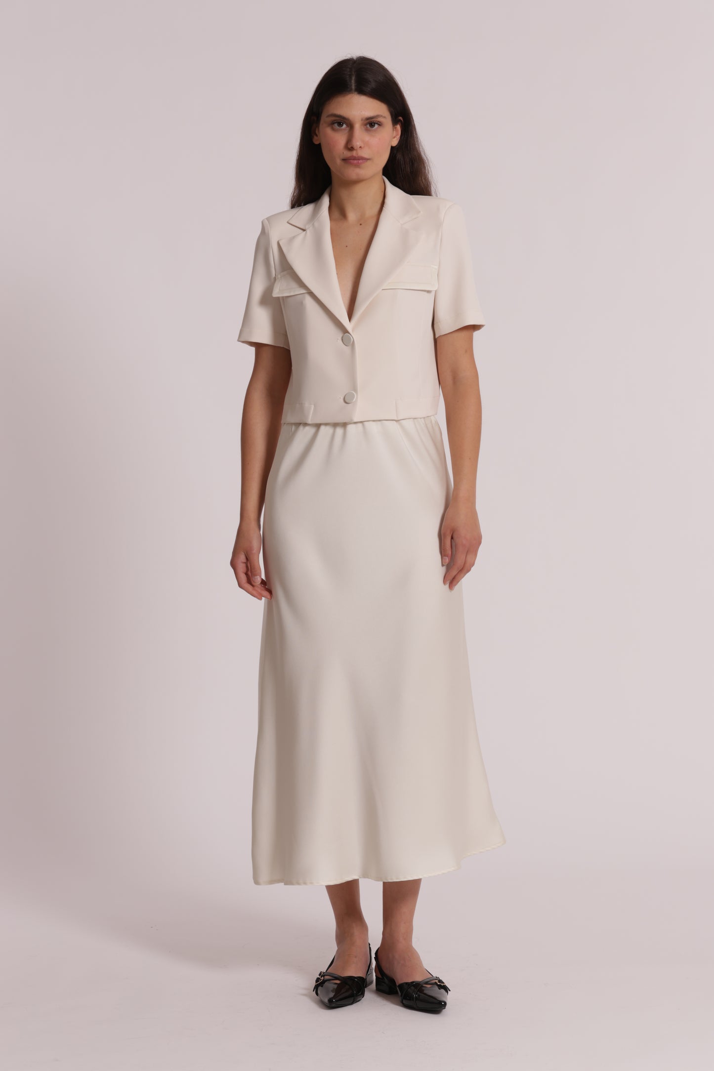 GIACCA MANICHE CORTE IN TESSUTO TECNICO