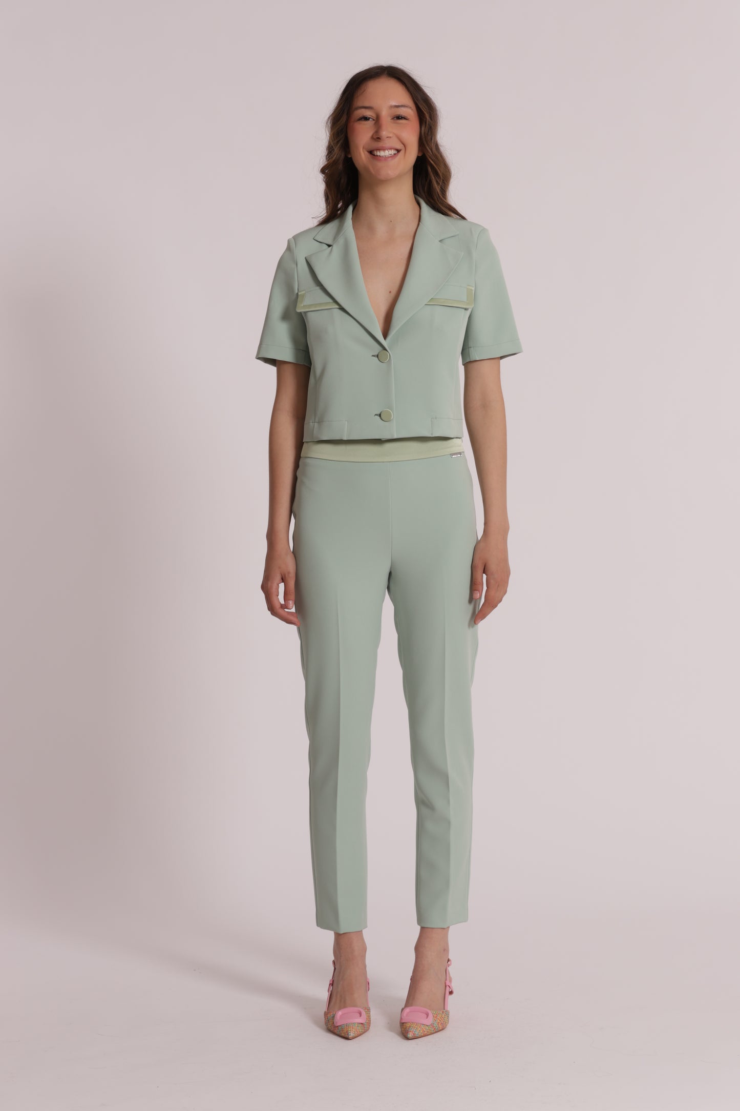 GIACCA MANICHE CORTE IN TESSUTO TECNICO