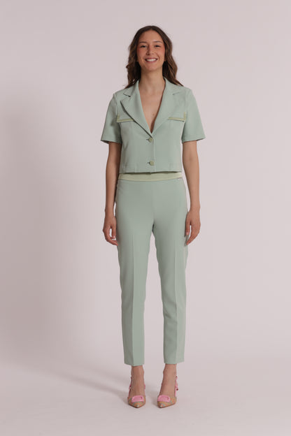 GIACCA MANICHE CORTE IN TESSUTO TECNICO