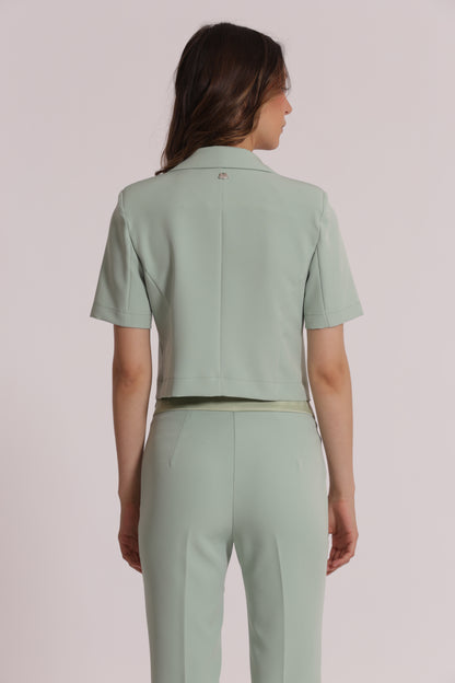 GIACCA MANICHE CORTE IN TESSUTO TECNICO