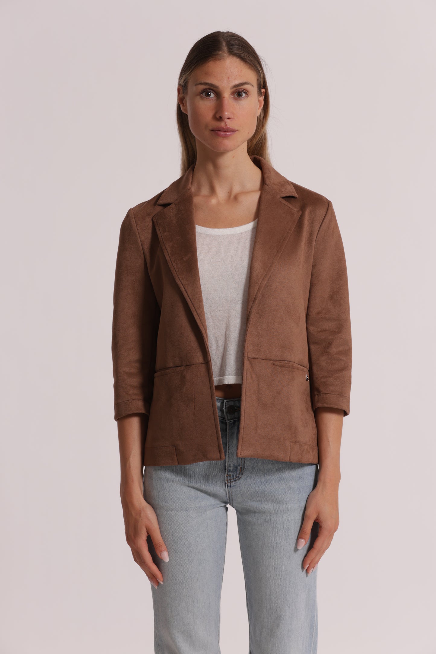 GIACCA IN EFFETTO CAMOSCIO