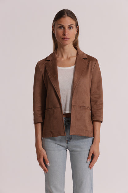 GIACCA IN EFFETTO CAMOSCIO