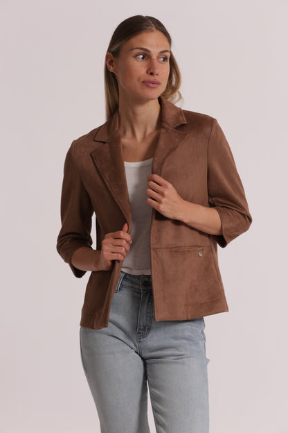 GIACCA IN EFFETTO CAMOSCIO